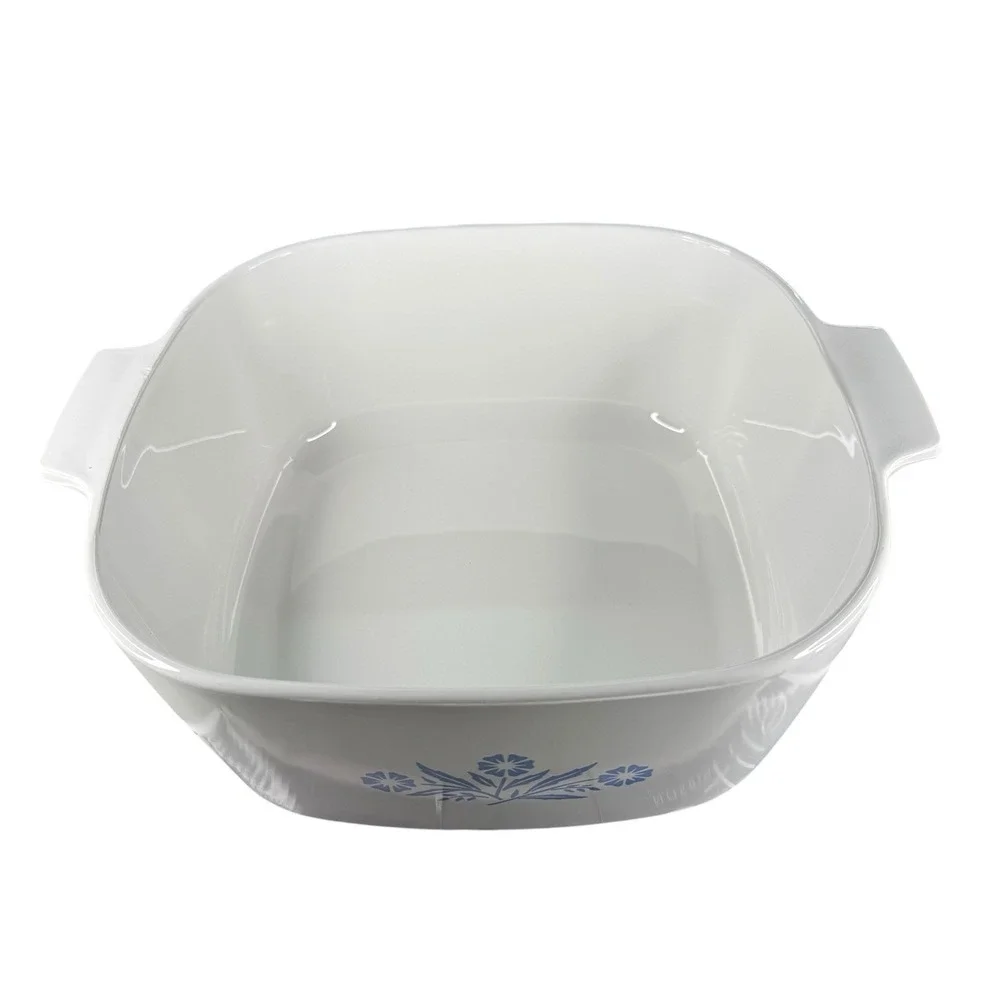 Corning Ware 4 qt Casserole Blue Cornflower P-84-B w/ Lid P-12-C